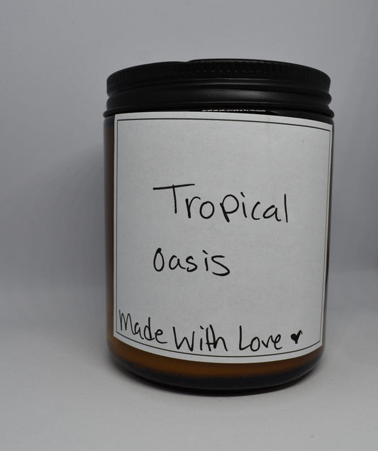 Tropical Oasis Jar